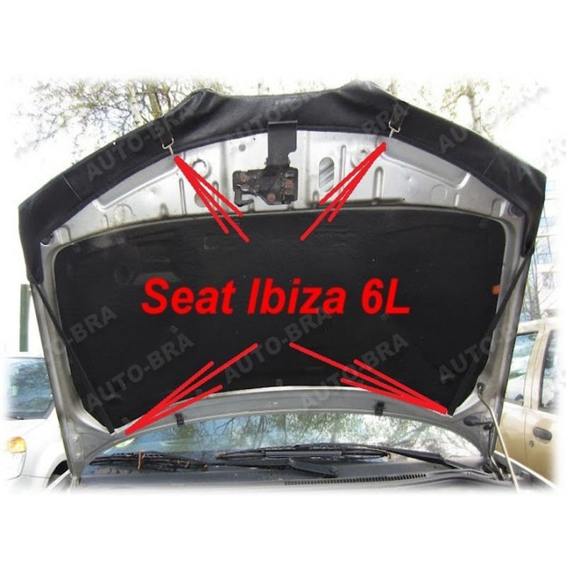 capó del coche guardia piedra sujetador seat Ibiza 6L a.c. 2002 - 2008  auto-bra auto-bra