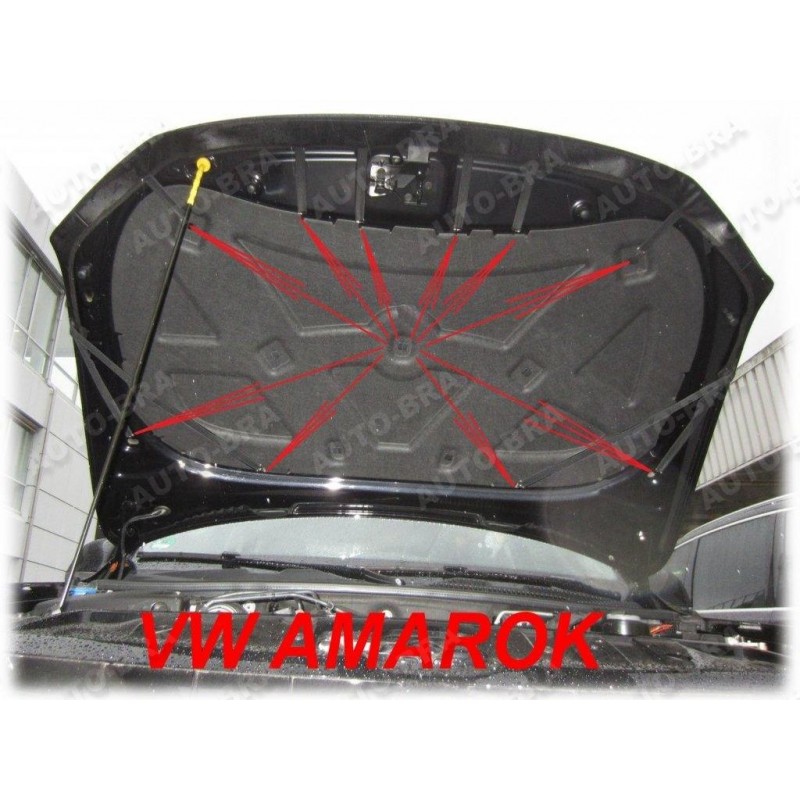 Motorhaube Deflektor Insekten Steinschlagschutz für VW Amarok 2010