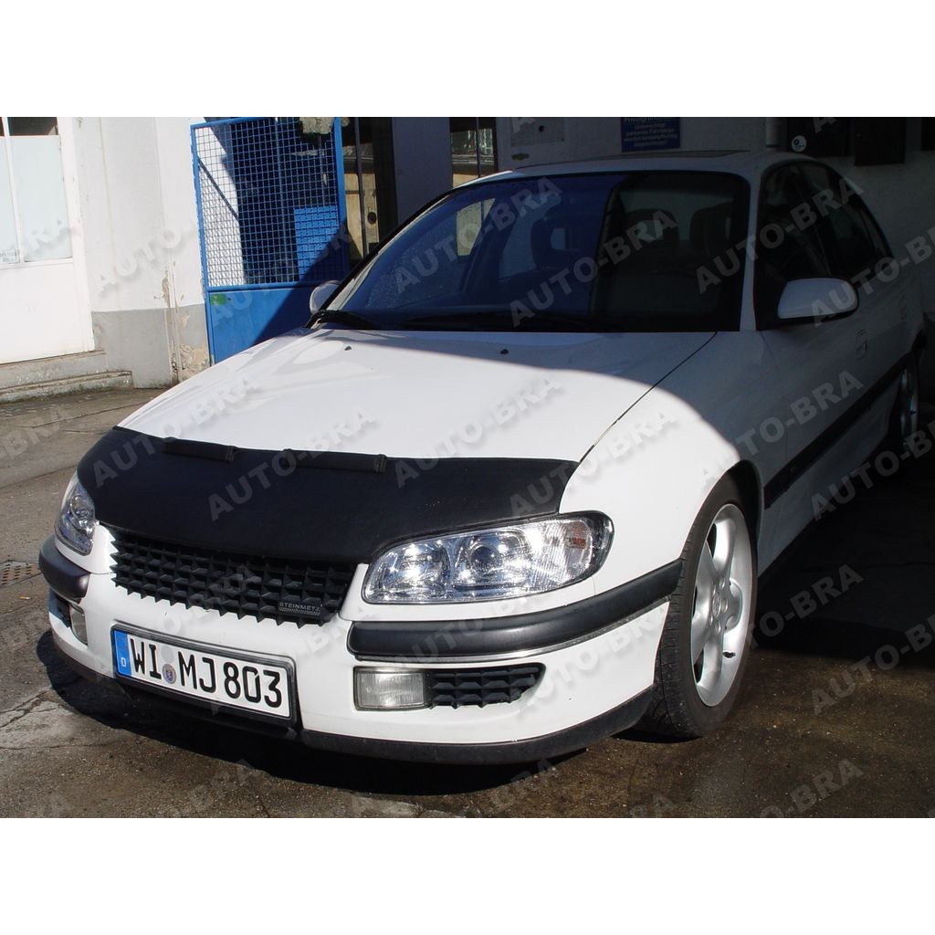 Bonnet Bra / Stoneguard For Vauxhall Opel Zafira B (2005-2014) - Black Tuning Car Bra By Auto-Bra