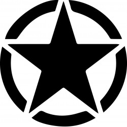 Thèmes Étoile de l'armée américaine Cache roue de secours