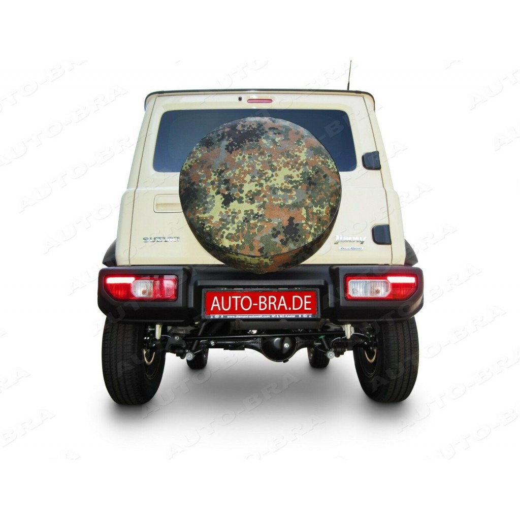 Black Spare Wheel Cover For Suzuki Jimny 215/65R16 - 68 X 21 Cm - Auto-Bra