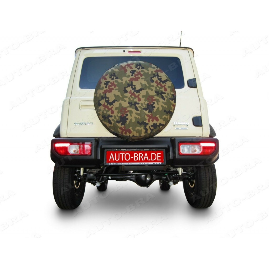 Housse De Roue De Secours Pour Jeep - Diamètre 72 Cm, Largeur 28 Cm - Cuir Synthétique, élastique De Fixation - Motif Décoratif