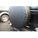 ČERNÁ ryt rezervního kola Náhradní kryt pneumatik Kryt pneumatik