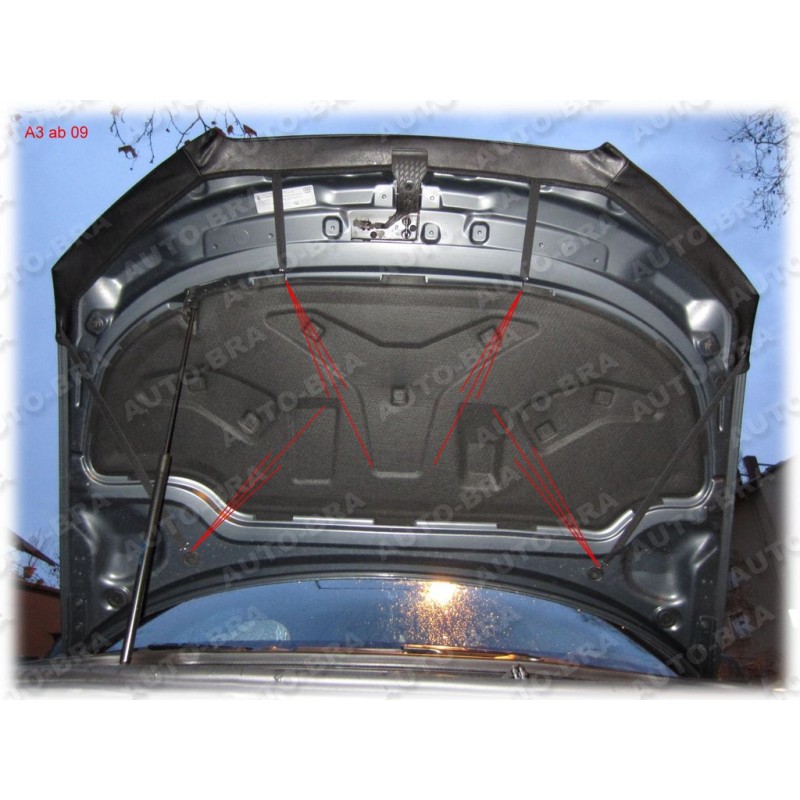 capot de voiture garde soutien-gorge de pierre Bache de protect audi q3  2011 auto-bra