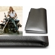 Schwarz Kunstleder Motorrad Sitzbankbezug Sitzbezug Sitzbank universal für Bikes