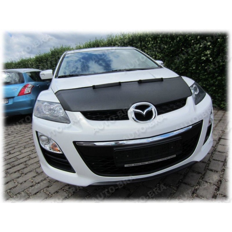 AB-00318 CARBON FIBRE LOOK BONNET BRA compatible with Mazda CX-7 2006-2012 STONEGUARD PROTECTOR TUNING 